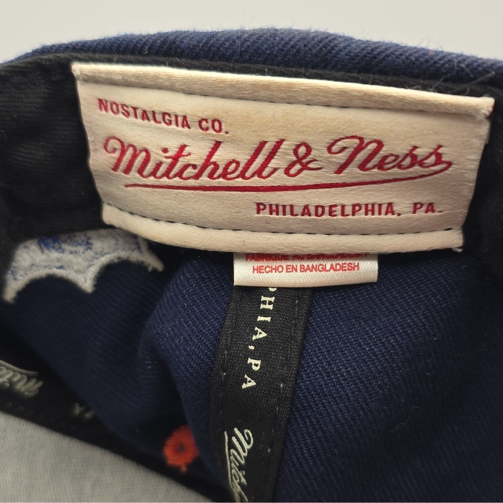 Mitchell & Ness NFL Vintage Collection Chicago Bears Navy/Orange Snapback Hat - Picture 4 of 6
